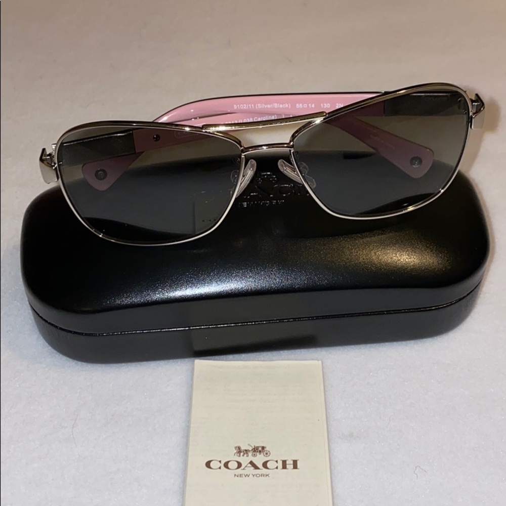 NWOT Coach Aviator Sunglasses